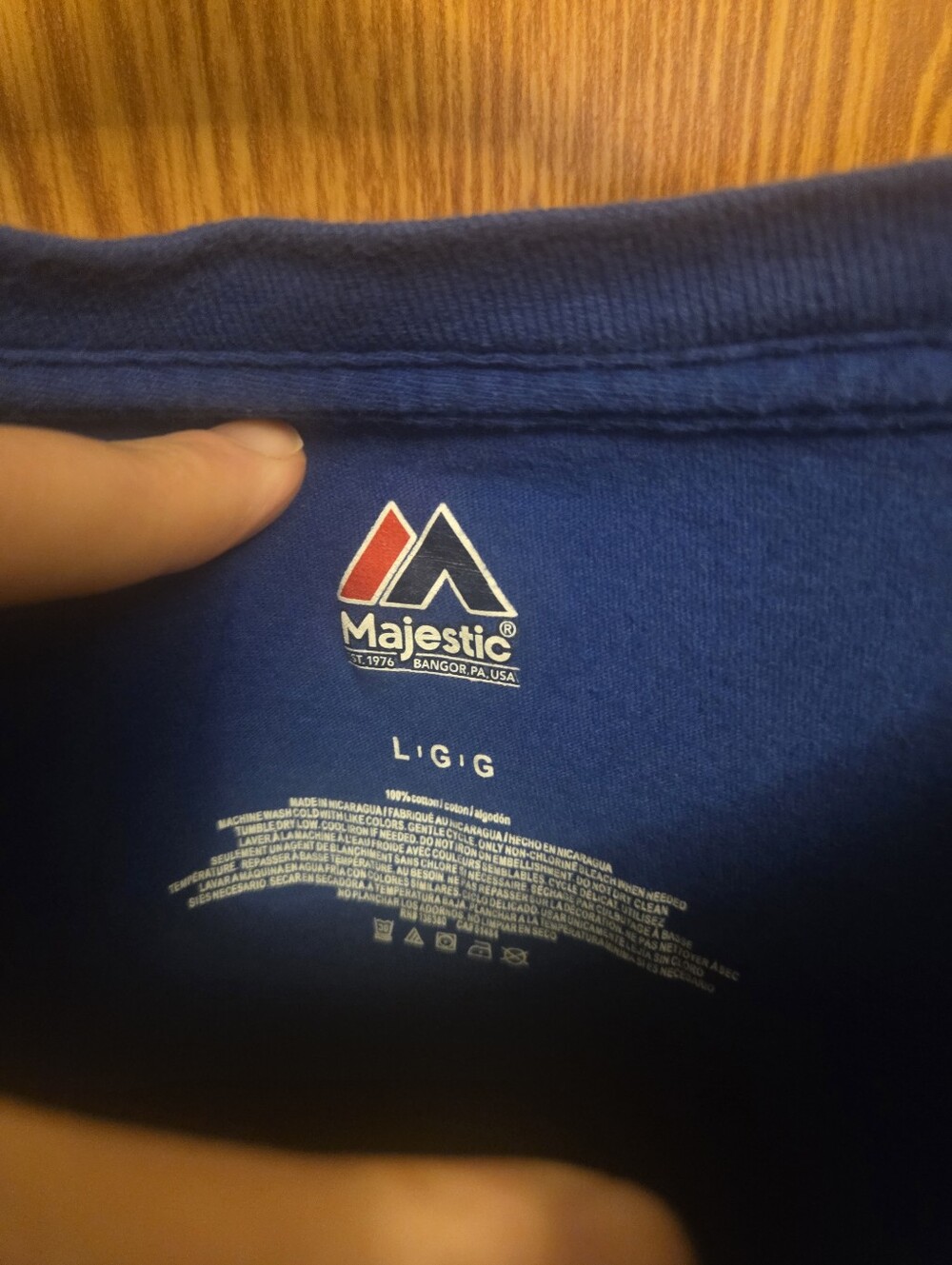 Majestic Los Angeles Dodgers Cody Bellinger Shirt Sz Large Men's MLB - Picture 3 of 4